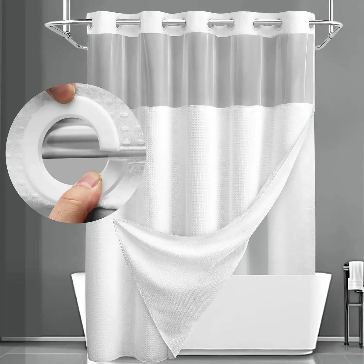 Shower Curtain (with Liner)