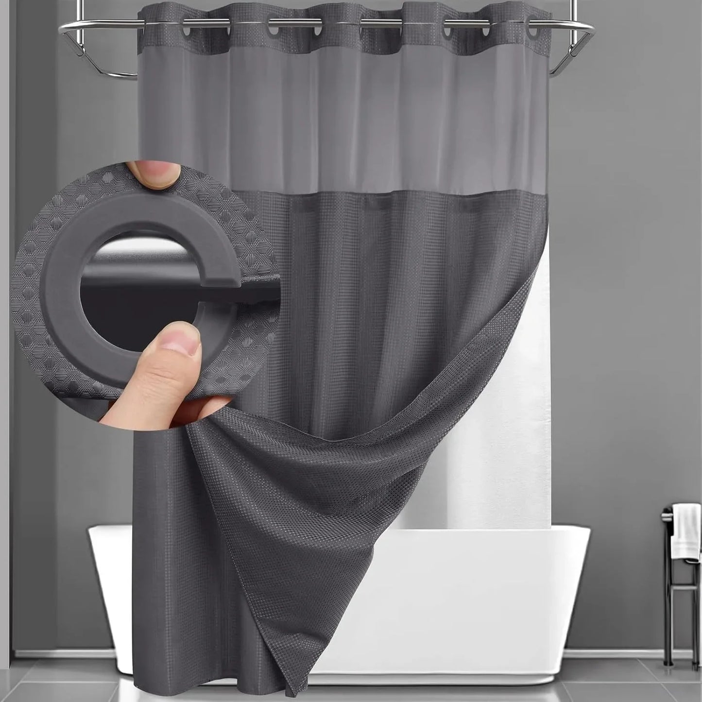Shower Curtain (with Liner)