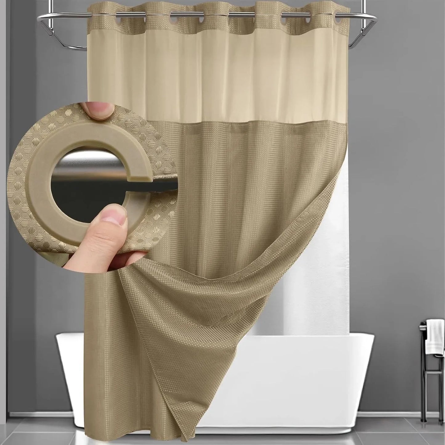 Shower Curtain (with Liner)