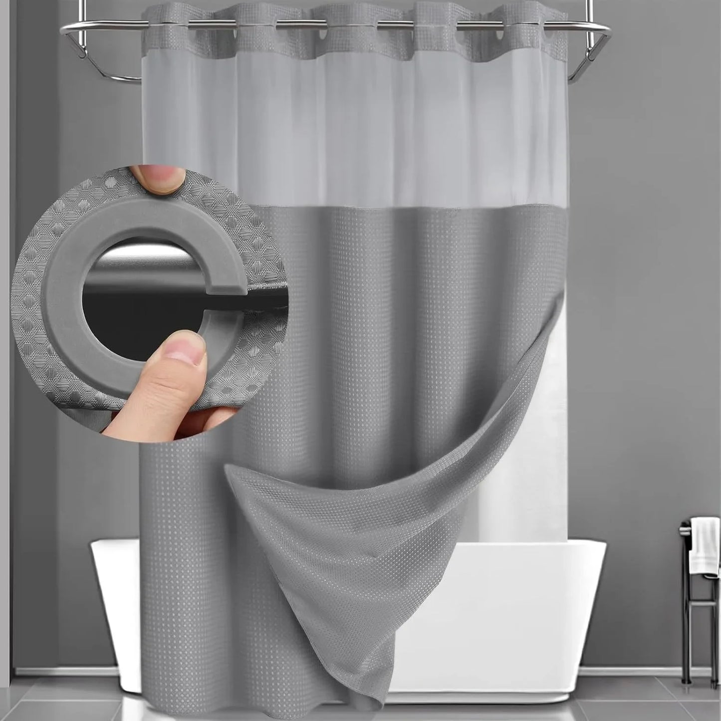 Shower Curtain (with Liner)