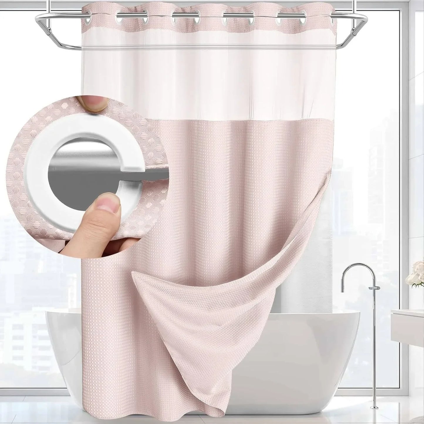 Shower Curtain (with Liner)