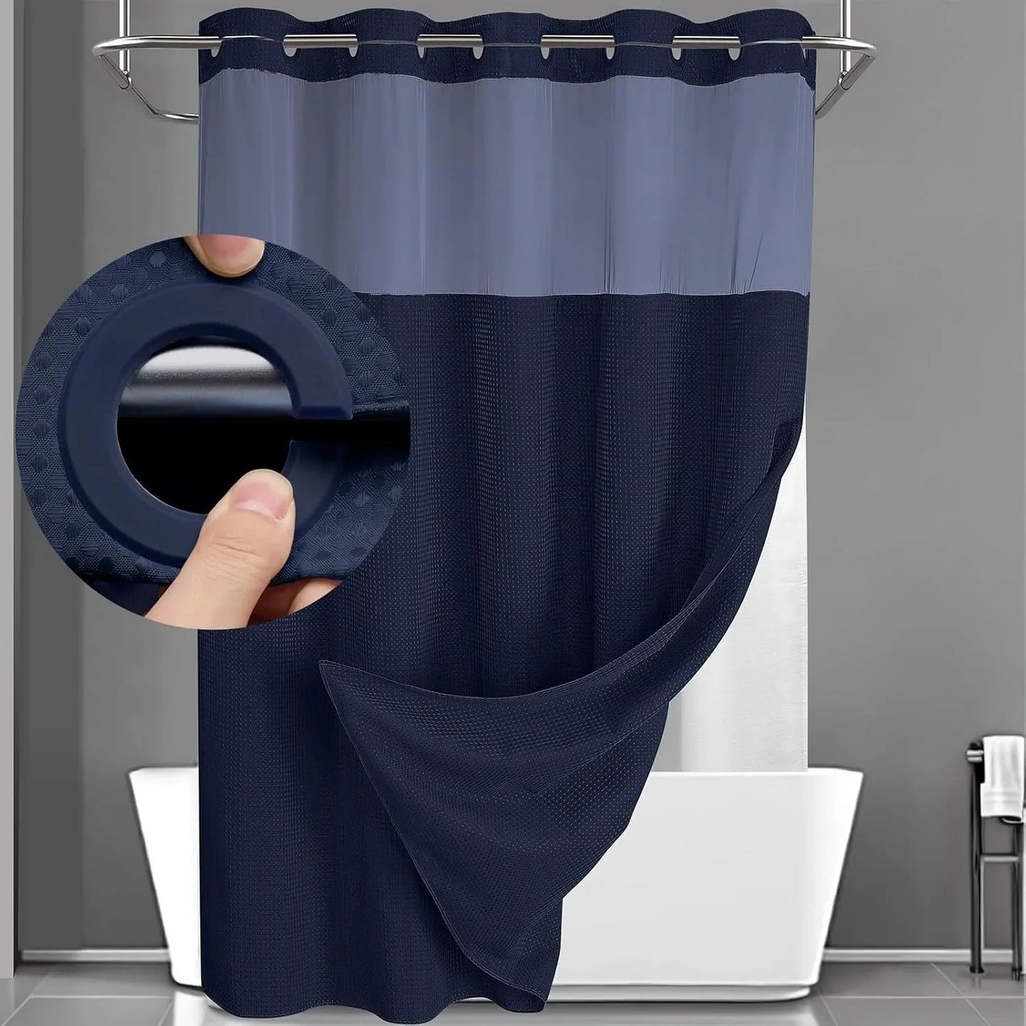 Shower Curtain (with Liner)