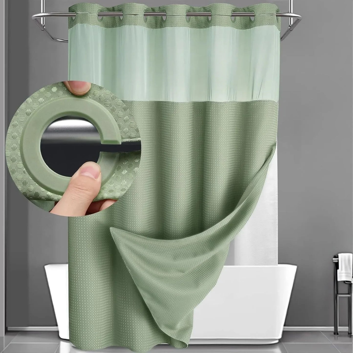 Shower Curtain (with Liner)